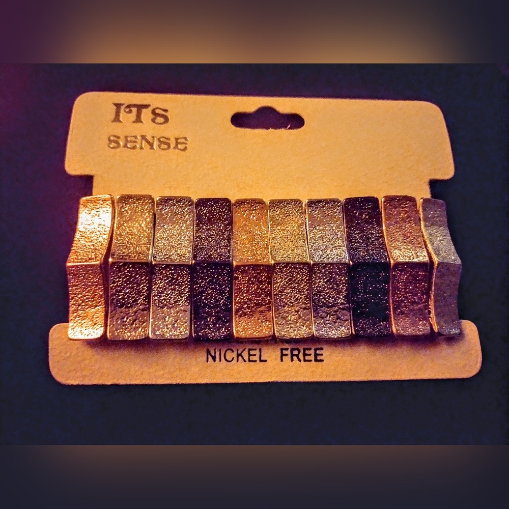 "Its Sense" Tri-Color Metallic Stretch Bracelet